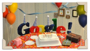 Happy 13th Birthday Google